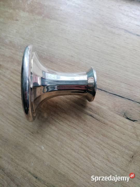 Świecznik posrebrzany Alpha silver plated Choszczno