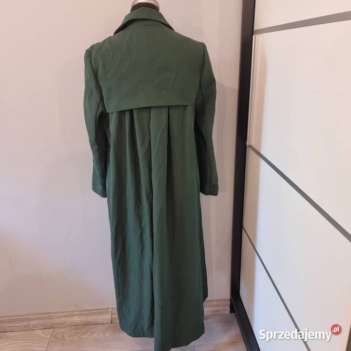 Zielony trencz damski Vero Moda Classic XL