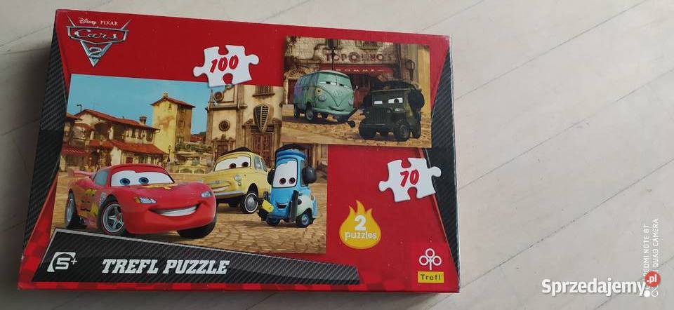 puzzle auta 2 zyg zak zygzak mcquenn komplet