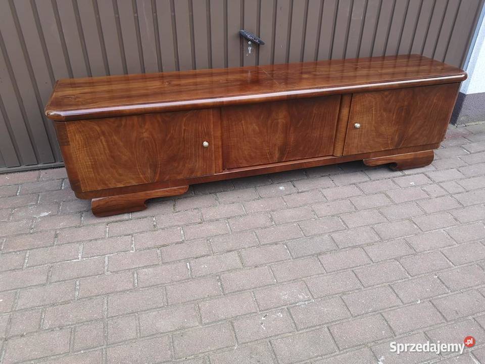 Komoda Szafka RTV ARTDECO Orzech Niska Stara wielkopolskie Swarzędz