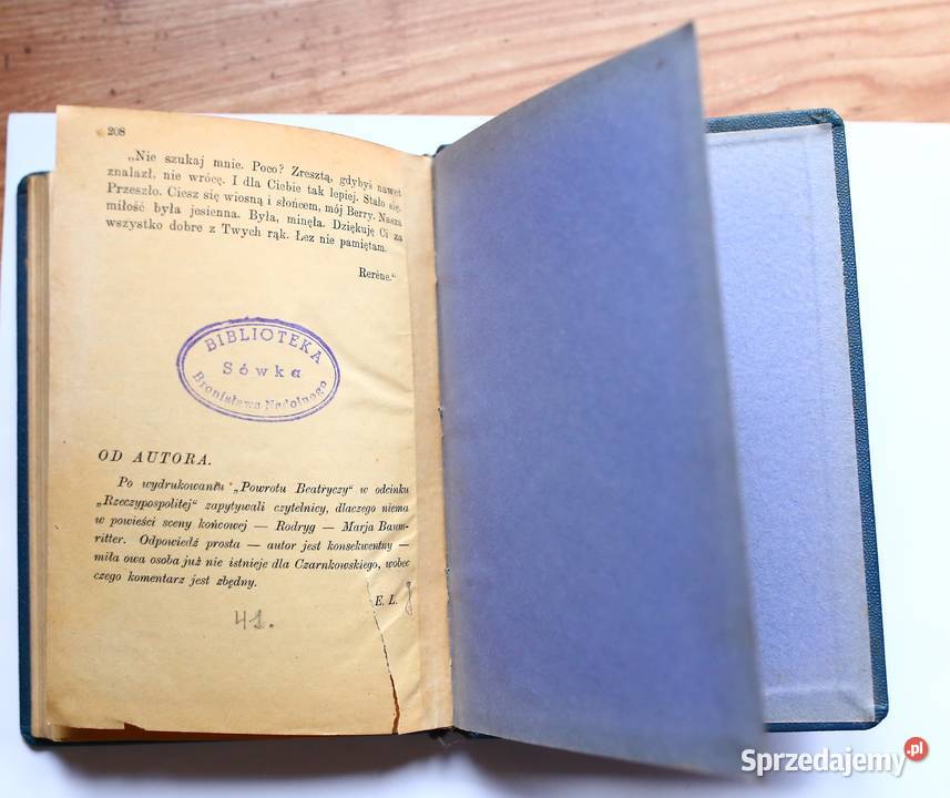 Powrót Beatryczy 1925 r Edward Ligocki stan