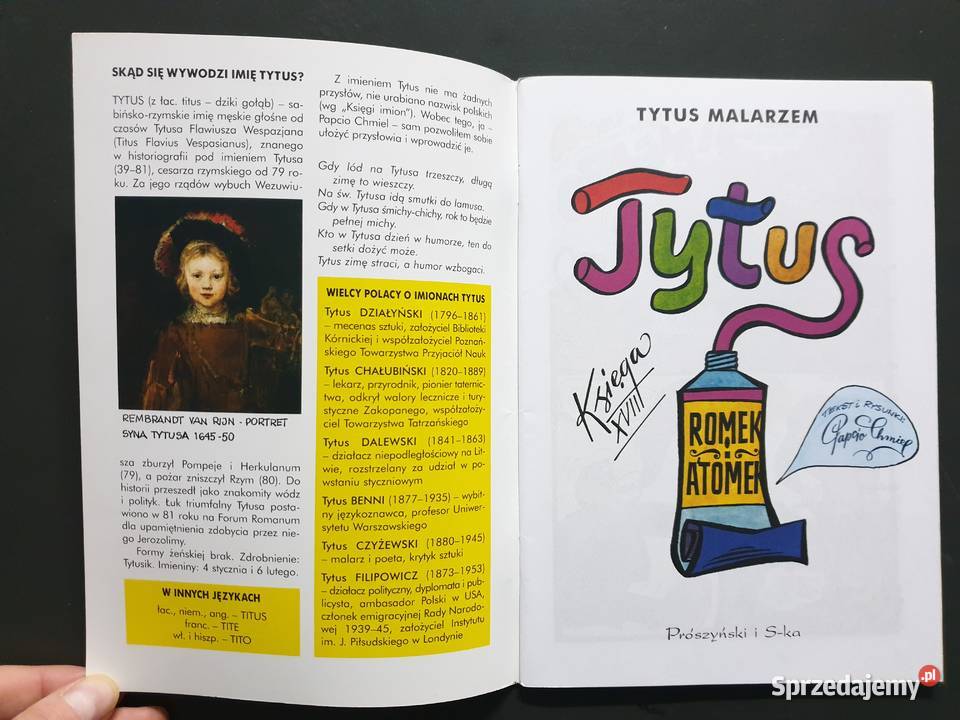 Tytus Romek i ATomek księga XVIII wyd4 2000 Kultura i Rozrywka