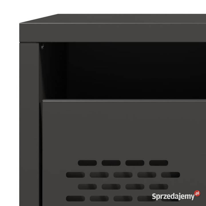 Szafki nocne 2 czarne 35x39x435 stal WM851245 Warszawa