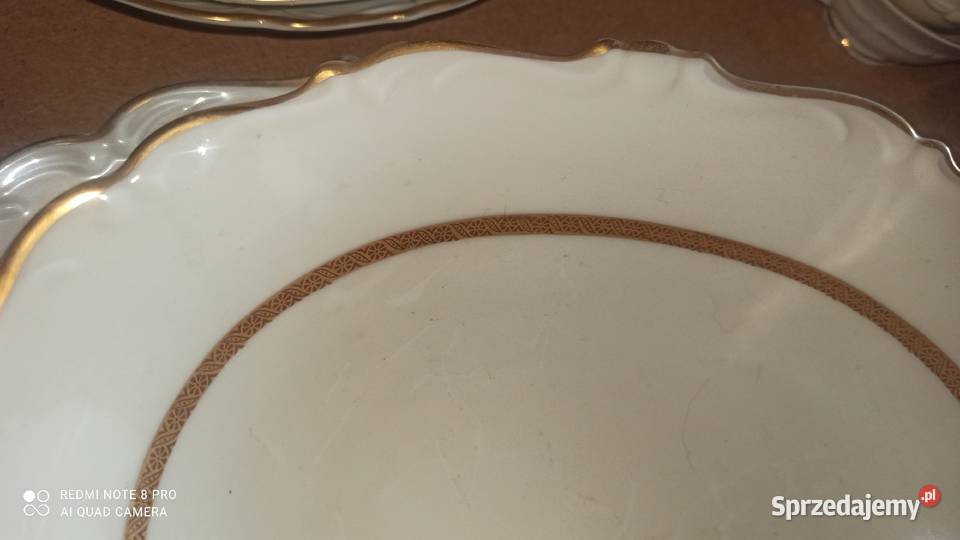 Filiżanka z talerzykiem deserowym K P Karskrona Antyki, Sztuka, Kolekcje Gdańsk