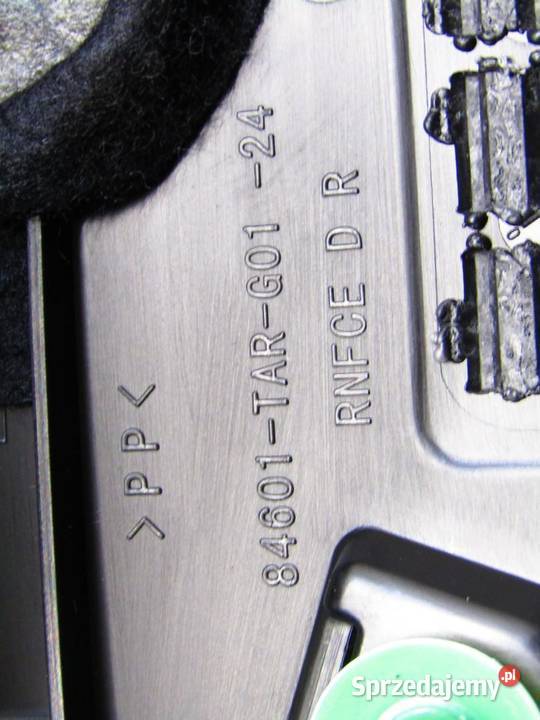 BOCZEK TAPICERKA BAGAŻNIKA PRAWY TYŁ TYLNA HONDA lubelskie