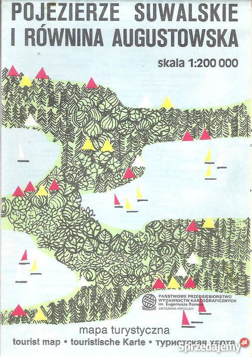 Pojezierze Suwalskie i Równina Augustowska Rok wydania 1990 Puławy sprzedam