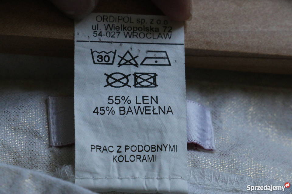 ORSAY spodnie z paskiem kolor ecru ze złotym sprzedam