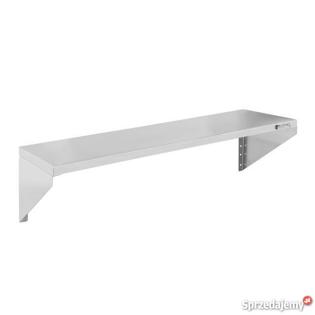 Półka 30x90 ze stali nierdzewnej wsporniki