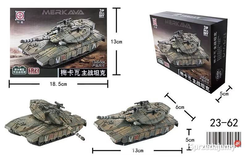 Model czołgu do złożenia Merkawa Milanówek