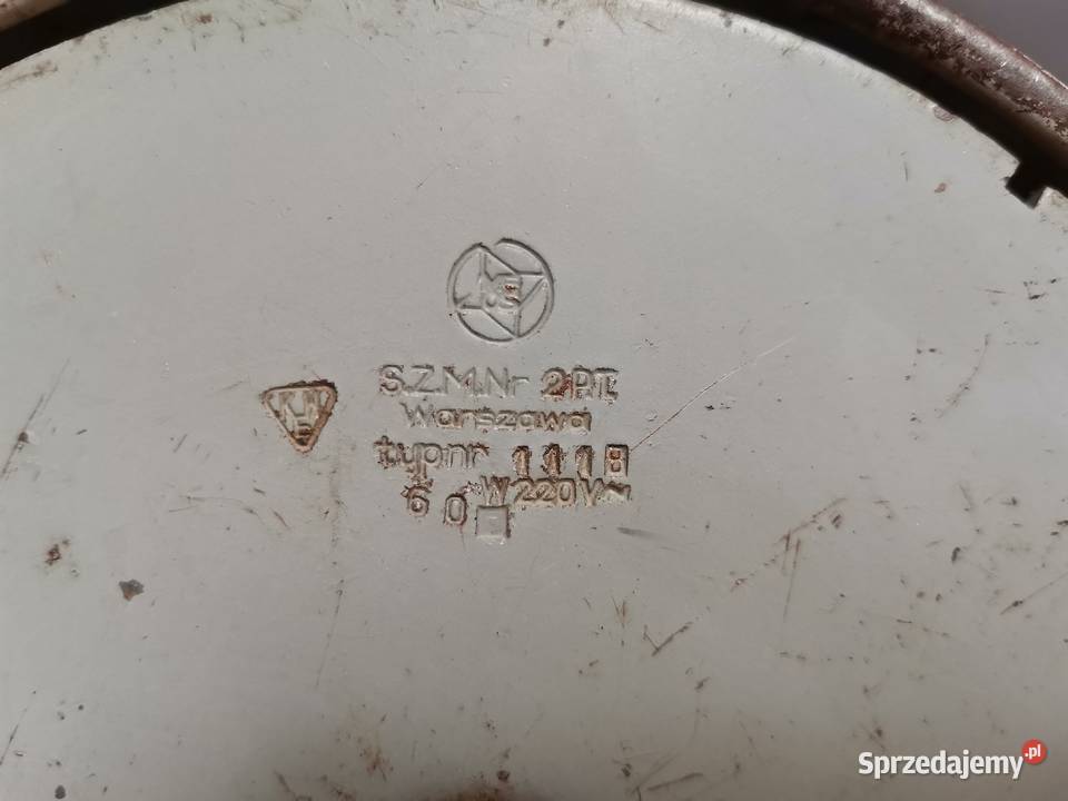Stara lampa lampka biurkowa typ 1118 Apolinary Antyki, Sztuka, Kolekcje