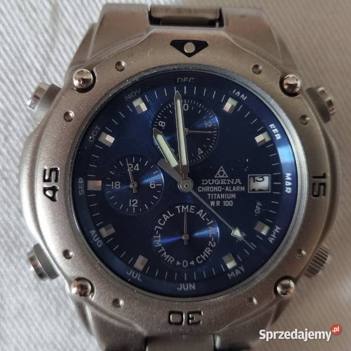 Zegarek Dugena ChronoAlarm WR100 tytanowa Zegarki Warszawa