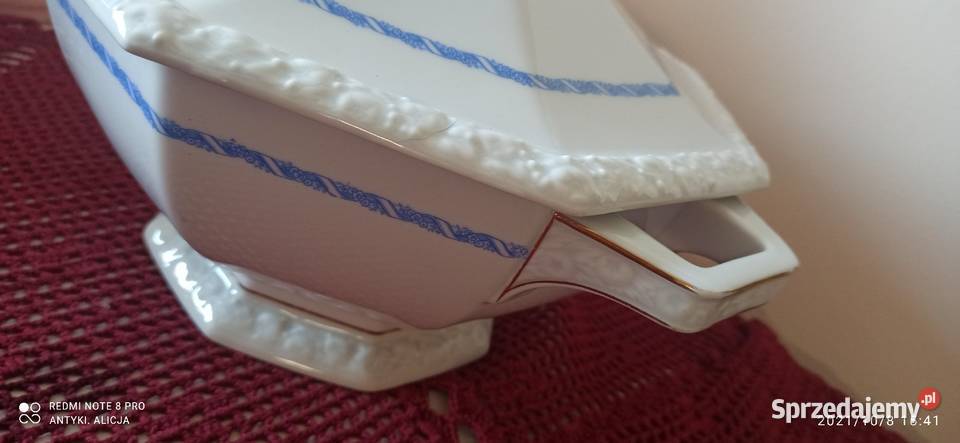 Waza Rosenthal Maria Z niebieską girlandą Gdańsk