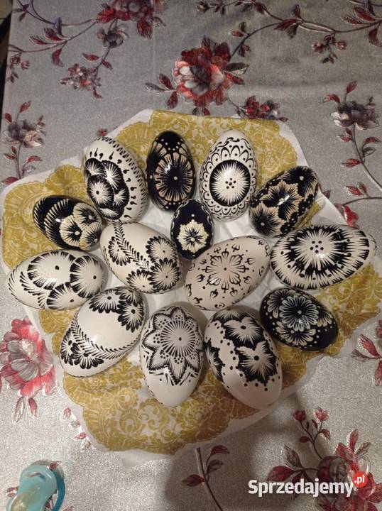 Pisanki kurze kacze i gęsie warmińsko-mazurskie Dubeninki