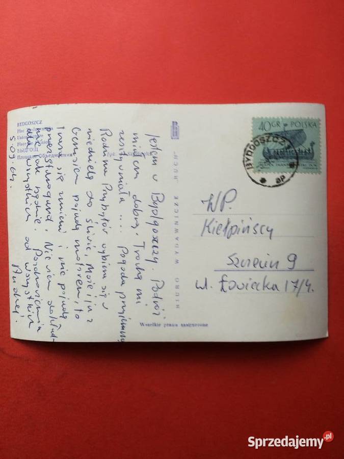 2342 Widokówka Bydgoszcz zachodniopomorskie Szczecin