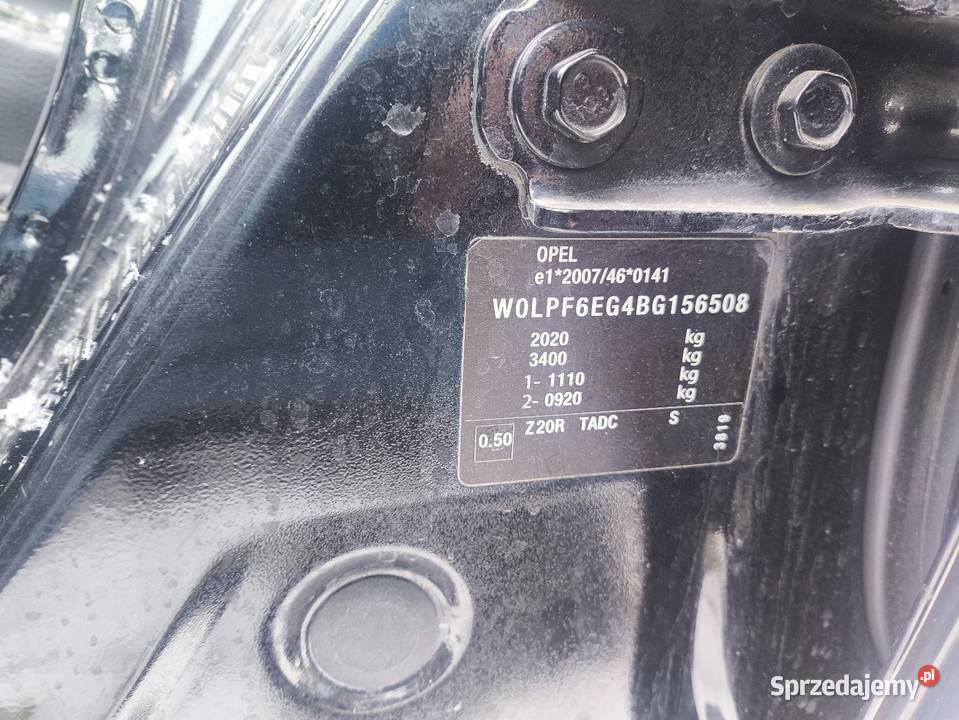 OpEl AsTrA J części kolor Z20R klapa dzwi kola Rok produkcji 2014 śląskie Mysłowice