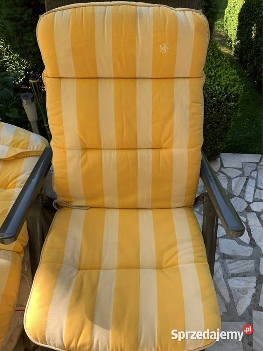 6x Poduszki na krzesła ogrodowe + 2 x na leżaki