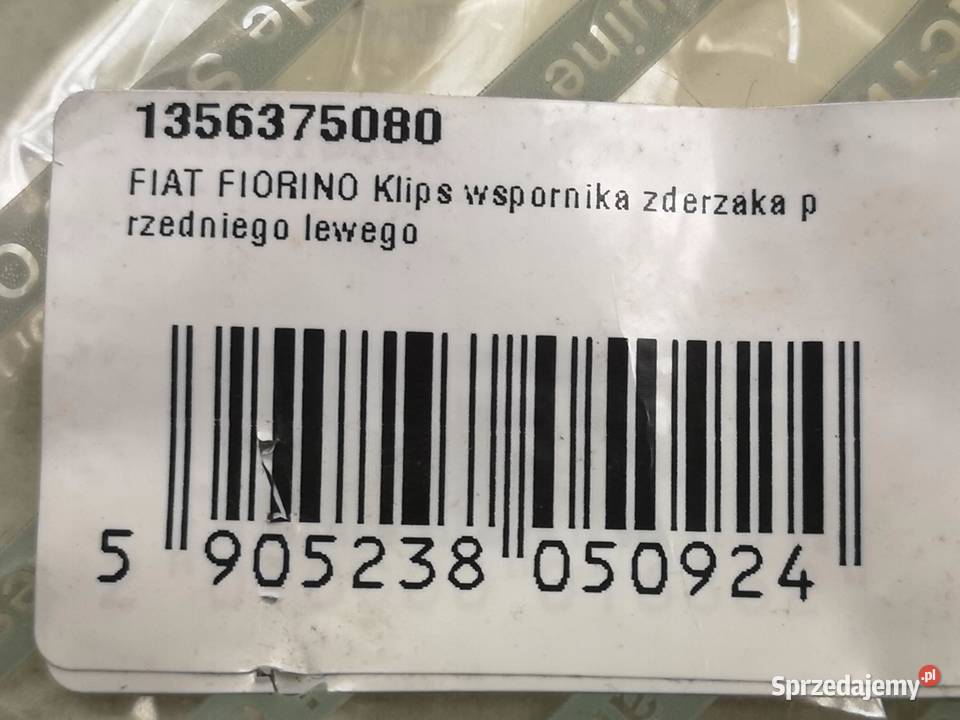 WSPORNIK ZDERZAKA LEWY PRZÓD FIAT FIORINO 2007 osobowe Zawieszenie i amortyzacja