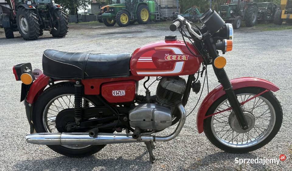 Motocykl zabytkowy CZ Cezet 350 Java 350 lubelskie Zamość