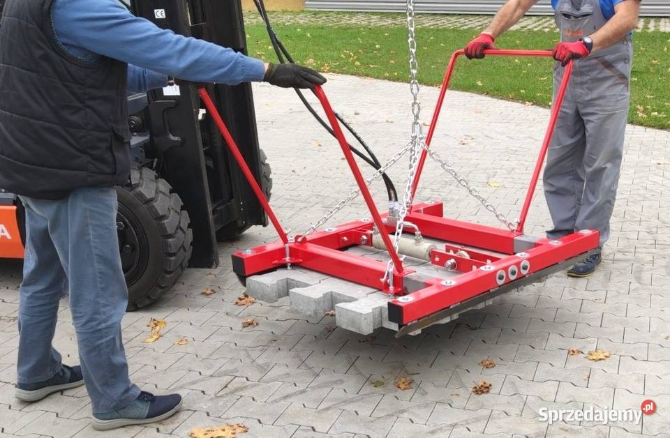 Chwytak układarka do kostki brukowej do koparki pomorskie Słupsk