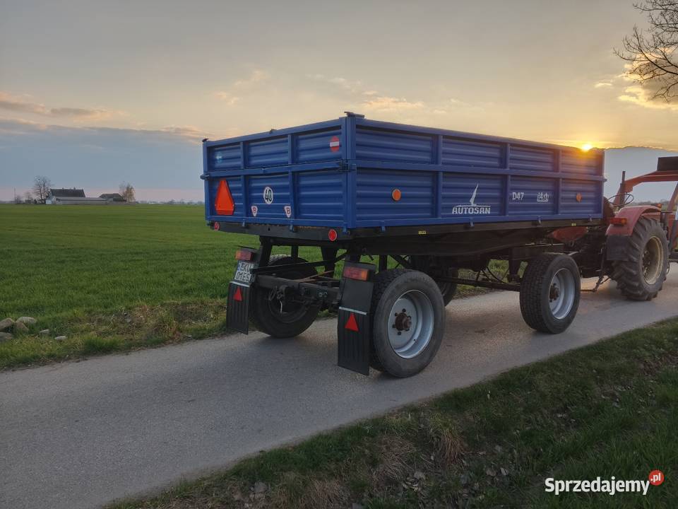 Przyczepa rolnicza D47 wywrot Skarżyn