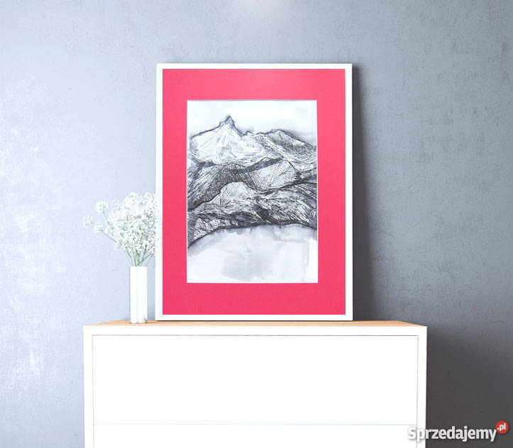 Skandynawski rysunek do pokojuobraz skandynawski Katowice