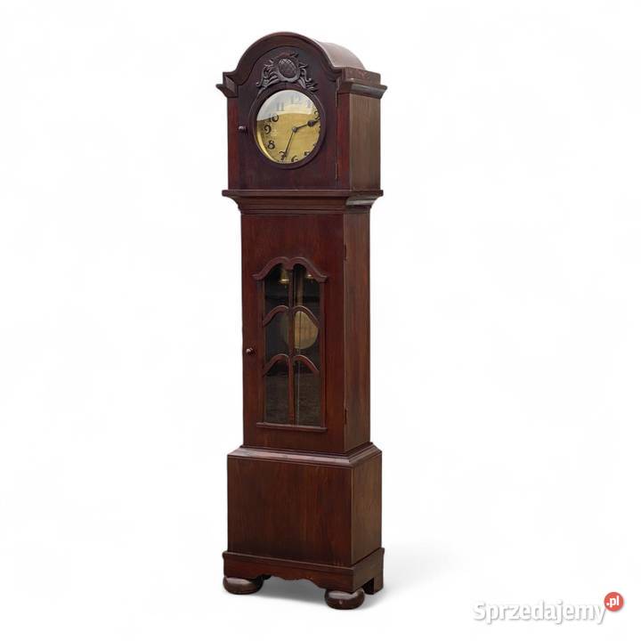 Niemiecki zegar stojący z wahadłem i wagami Pozostałe Gryfice