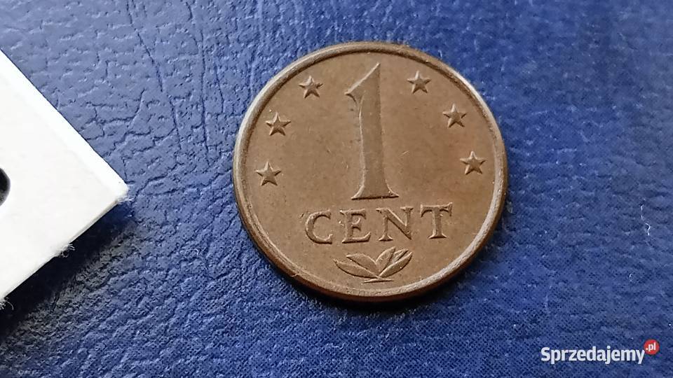 Stare monety 1 cent 1974 Antyle Holenderskie Numizmatyka podkarpackie Lesko