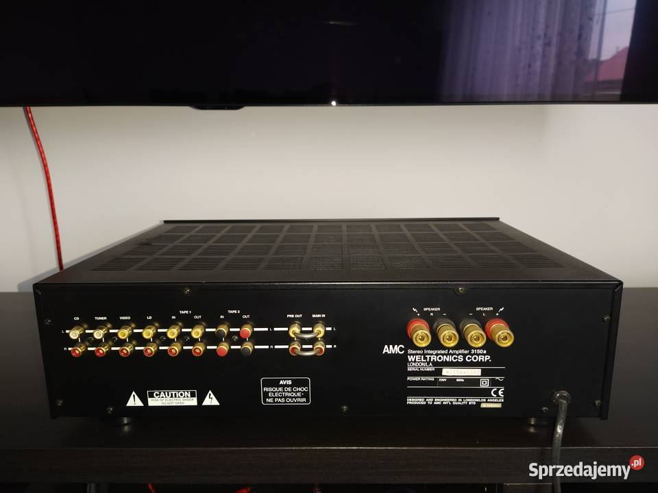 Wzmacniacz AMC 3150a 2x150W RMS 8 ohm Tuchola