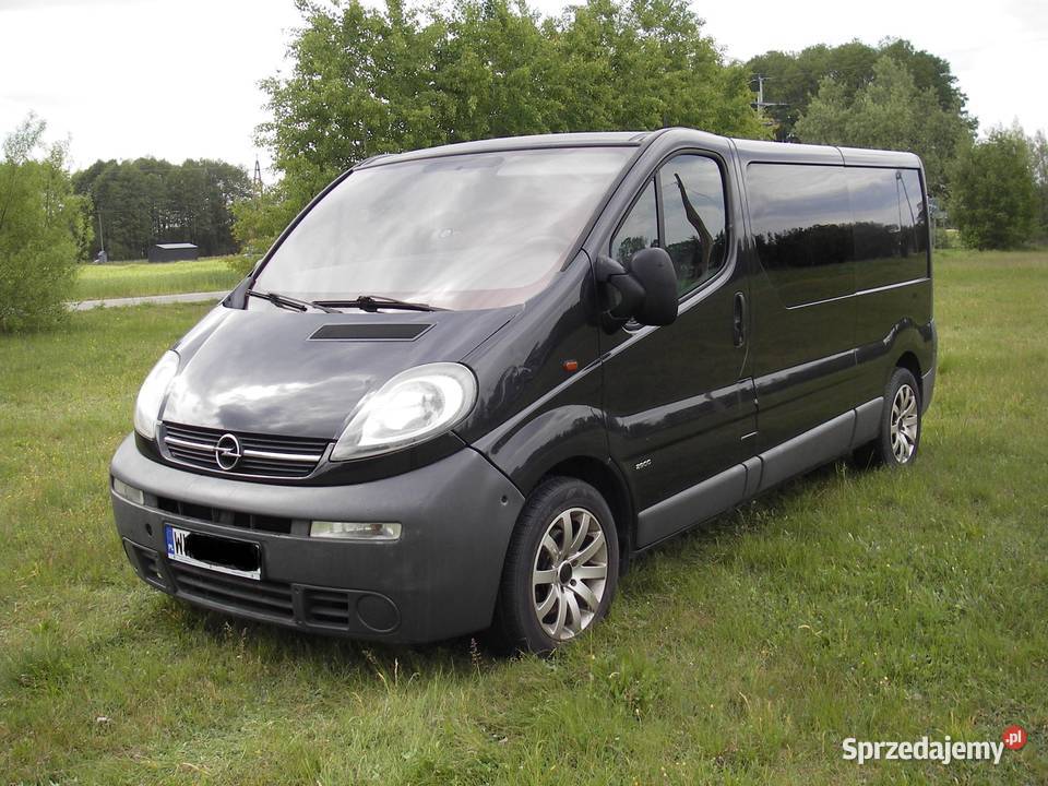 Opel Vivaro Trafic 25 DTI 6cio osobowa LONG centralny zamek Brok