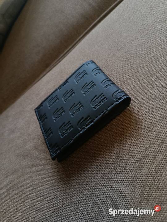 Portfel skórzany męski Lacoste monogram Białystok