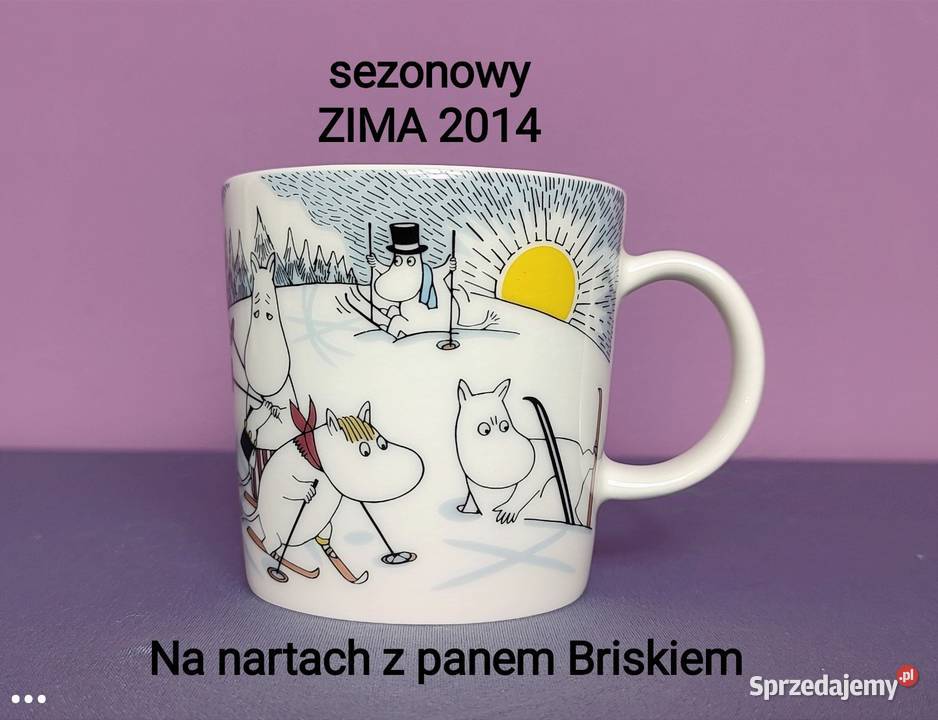 Muminki KUBEK Moomin Arabia Finland sezon ZIMA Jasień sprzedam