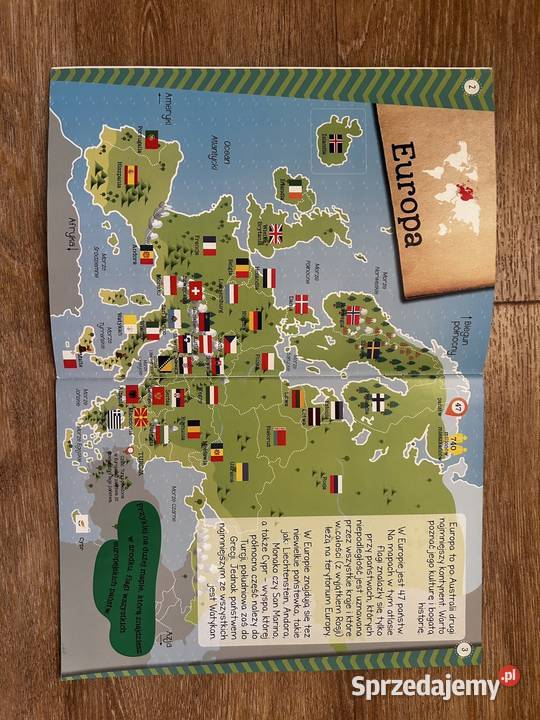 Europy mój atlas europy atlas europy dzieci Wyszków