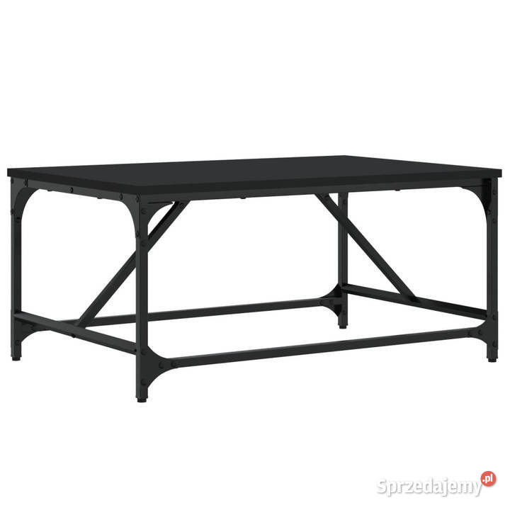 Stolik kawowy czarny 75x50x35 materiał Stoły Warszawa sprzedam