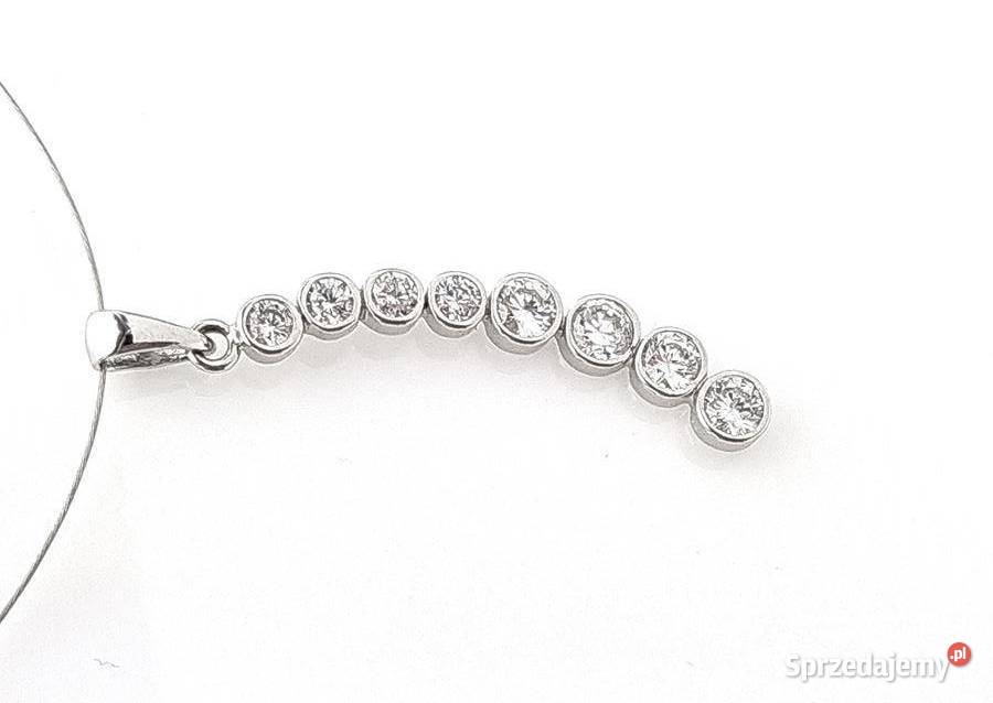 Zawieszka srebrna pr925 kryształki Swarovskiego Poznań