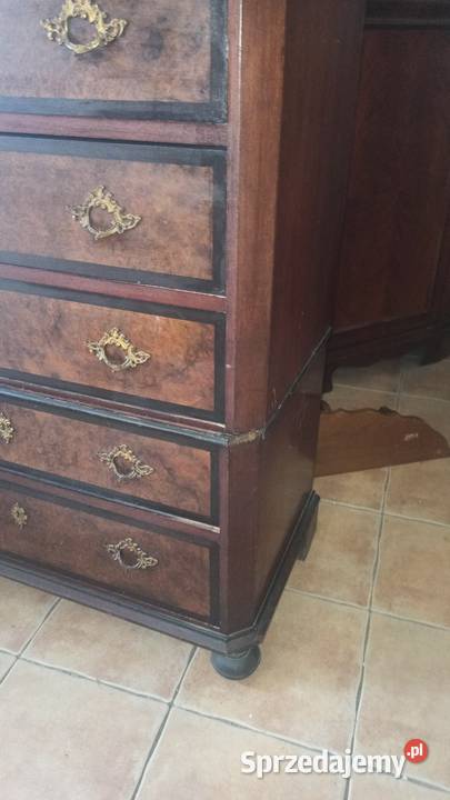 Komoda z szufladami Szyfoniera Biedermeier Gdańsk sprzedam