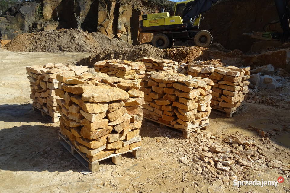 Naturalny kamień ogrodowy do ogródka na skarpy Dom i Ogród Radomsko