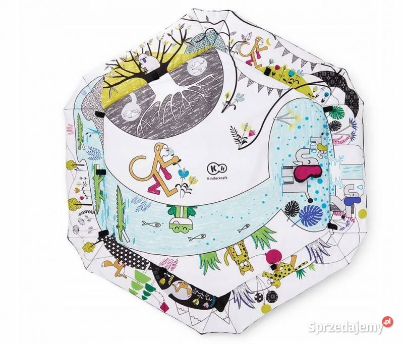 KINDERKRAFT MATA EDUKACYJNA DO ZABAWY PIŁECZKI Bielsk Podlaski