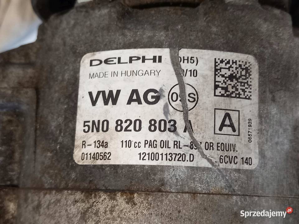 AUDI VW SKODA 16 TDI CAY 12r sprężarka