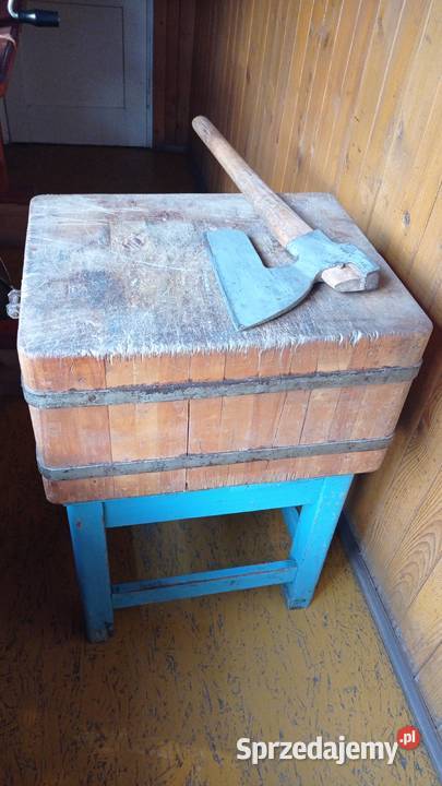 klocek masarski topór rzeźniczy Kamionna