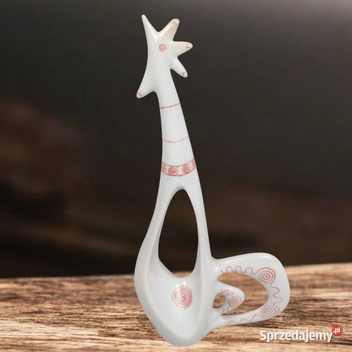 Look kogut porcelanowy pikasiak lata 60te wys Bronisze
