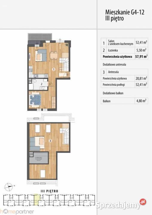 Sprzedam mieszkanie Smolec 7956m2 3pokojowe dolnośląskie