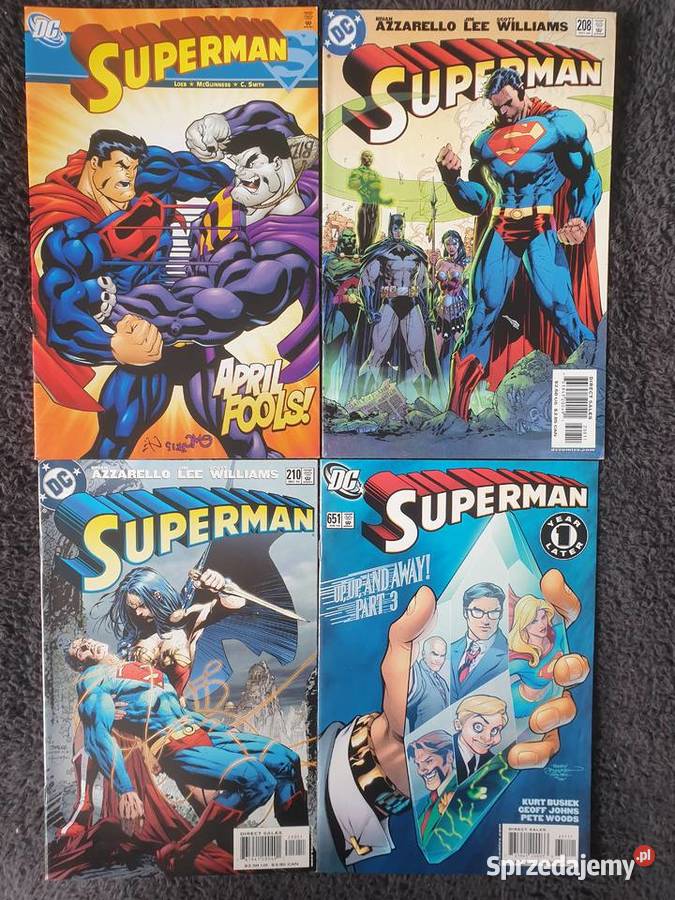 Superman zestaw 21 komiksów DC USA Gdynia