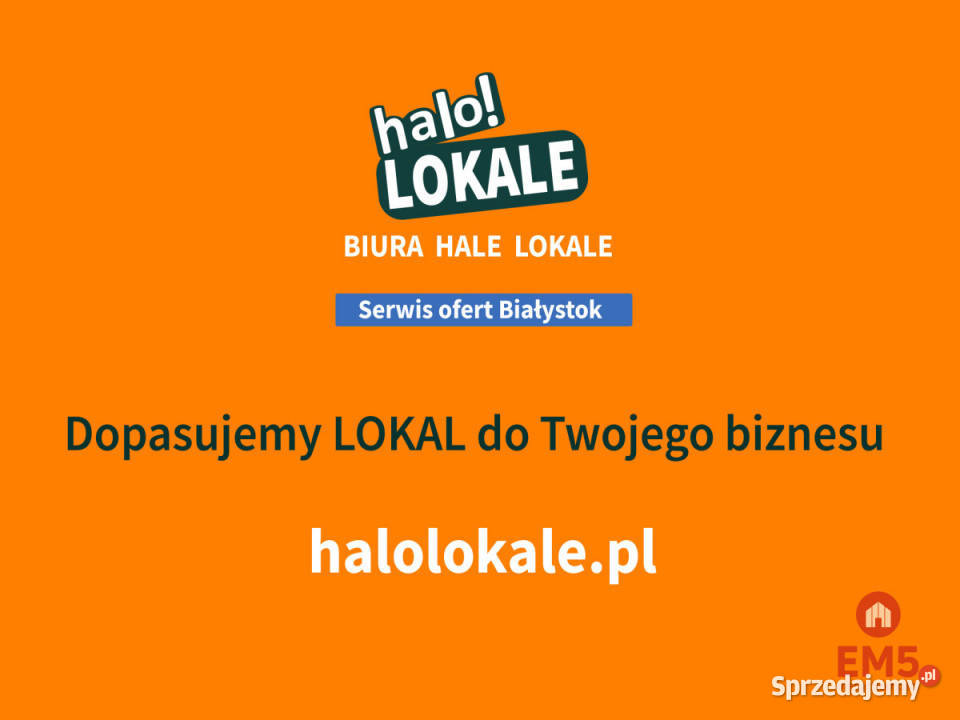 wynajmu lokalu 166m2 Białystok