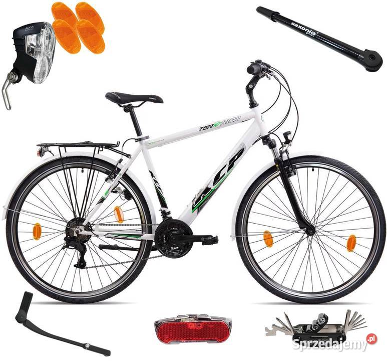 Rower Męski Trekkingowy 28 SHIMANO Światła małopolskie Gorlice