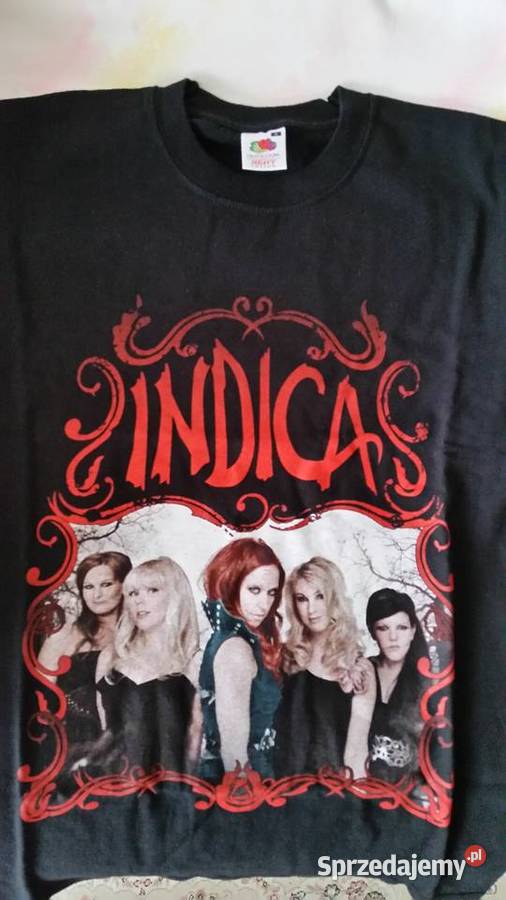 Czarny tshirt INDICA Sneak A Peek At My Diary lubelskie Puławy