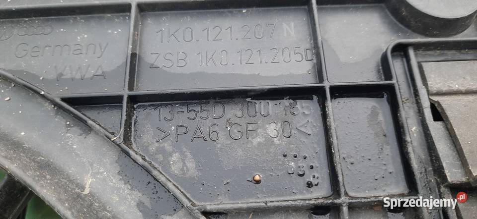 OBUDOWA WENTYLATORA CHŁODNICY VW Touran 20 TDI Części samochodowe Siechnice