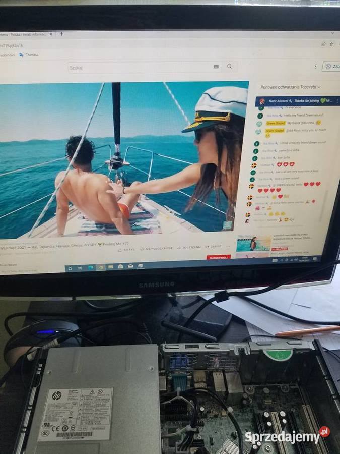Zestaw HP 8200 I3 2100 monitor klawiatura myszka Pamięć RAM 4 Rymanów sprzedam