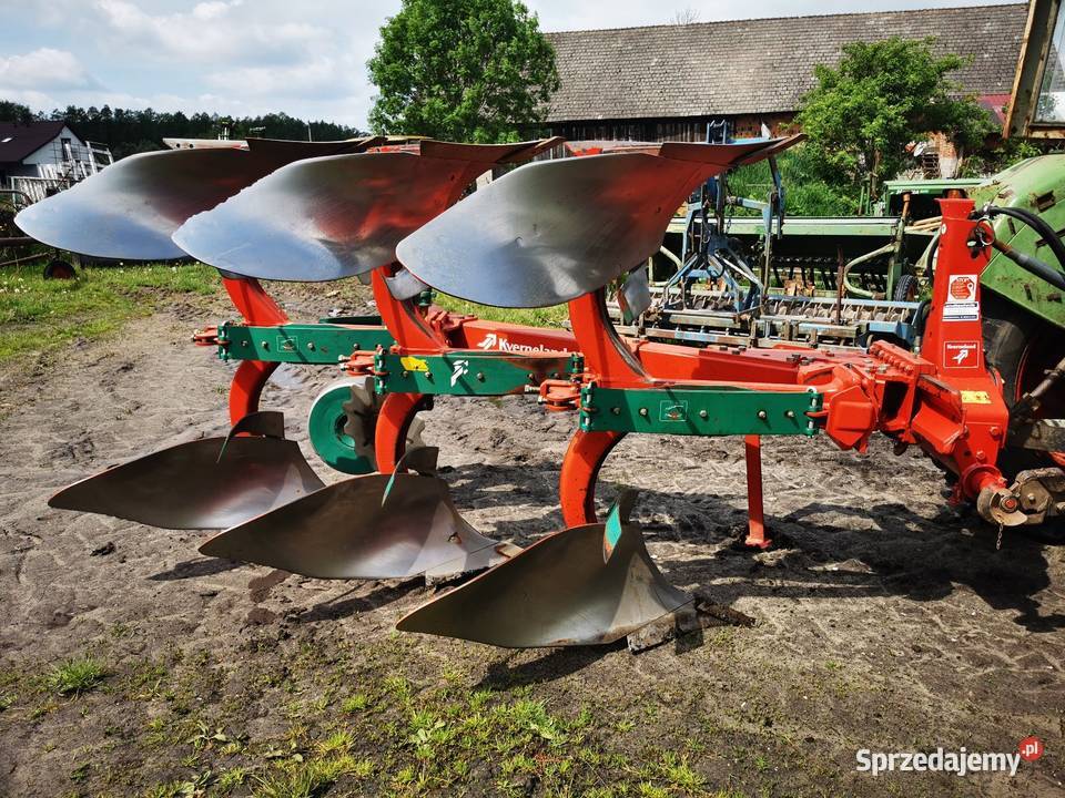 Pług Kverneland Em 85 3 skibowy obrotowy resor Maszyny rolnicze Strzyżew