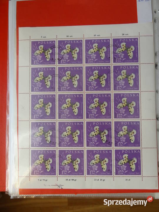 Znaczki pocztowe Polska Fi 11321143 Ark Jarosław