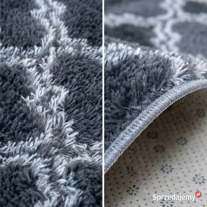 Dywan okrągły do salonu shaggy DECOR Opole